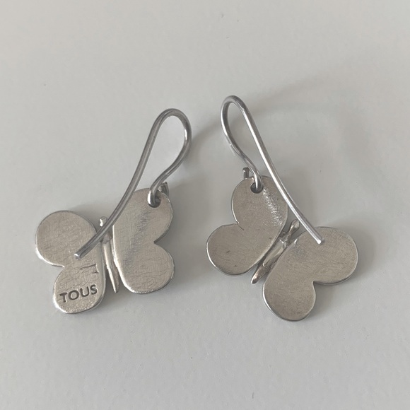 Tous Silver Butterfly Earrings - Picture 3 of 3